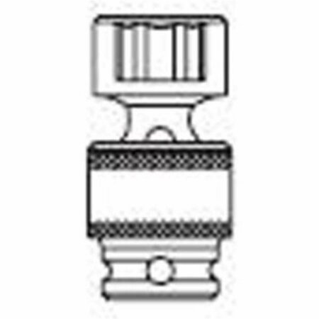 GOURMETGALLEY 0.5 in. Drive Universal Impact Socket - 0.5 in. GO3658262